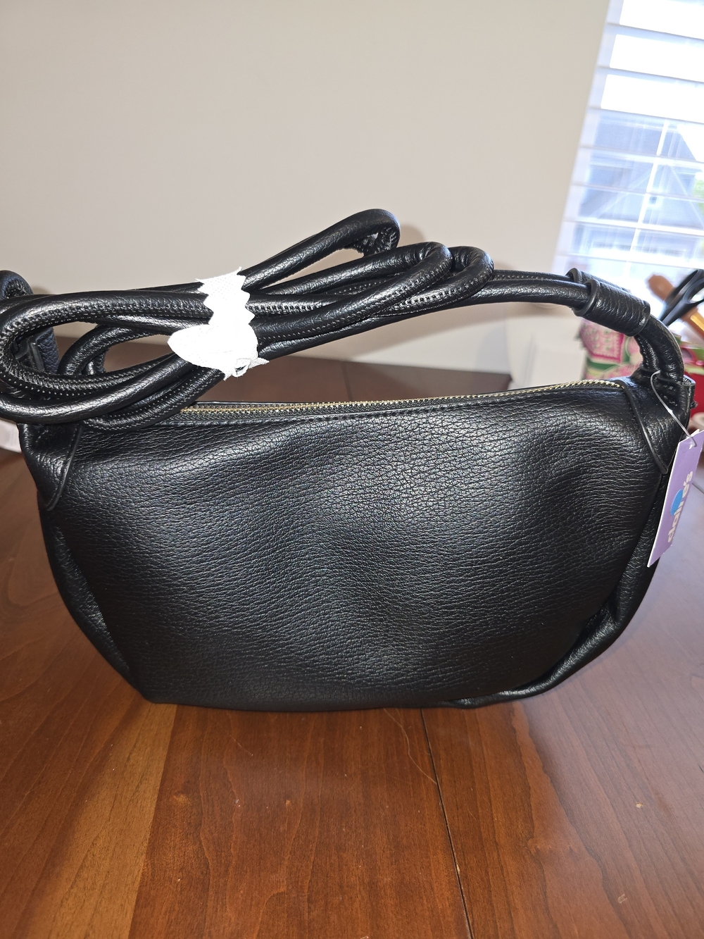 Claires NWT Classic Black Crossbody Bag - Minimalist Women's Shoulder Purse